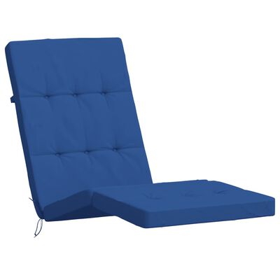 vidaXL Podušky na polohovací židli 2ks královsky modré oxfordská látka