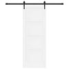 vidaXL Posuvn&eacute; dveře ORKDAL B&iacute;l&aacute; 73,5 x 198,5 cm Masivn&iacute; borov&eacute; dřevo