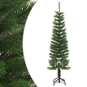 vidaXL Uměl&yacute; &uacute;zk&yacute; v&aacute;nočn&iacute; stromek se stojanem 150 cm PE