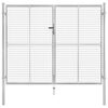 vidaXL Zahradn&iacute; br&aacute;na pozinkovan&aacute; ocel 306x200 cm stř&iacute;brn&aacute;