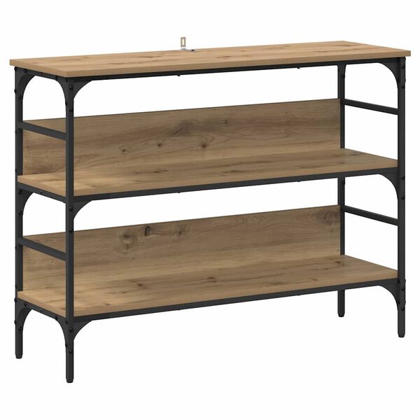 vidaXL Konzolov&yacute; stolek dub artisan 100 x 32 x 75 cm Kompozitn&iacute; dřevo