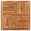 vidaXL Stoln&iacute; deska masivn&iacute; teakov&eacute; dřevo čtvercov&aacute; 90 x 90 x 2,5 cm
