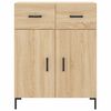 vidaXL Skř&iacute;ň highboard dub sonoma 69,5 x 34 x 180 cm kompozitn&iacute; dřevo