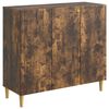 vidaXL Serv&iacute;rovac&iacute; skř&iacute;ň Kouřov&yacute; dub 89 x 34,5 x 80 cm