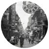 WallArt Kruhov&aacute; tapeta Hong Kong the Old Days 190 cm