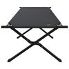 vidaXL Skl&aacute;dac&iacute; kempingov&aacute; postel 2 pcs Čern&aacute; 210 x 80 x 46 cm