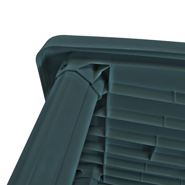 vidaXL Zahradní stůl zelený 101 x 68 x 72 cm plast