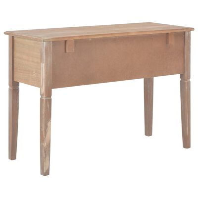 vidaXL Psací stůl hnědý 109,5 x 45 x 77,5 cm dřevo