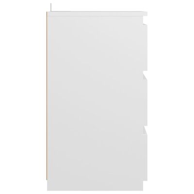 vidaXL Noční skříňka bílá 40 x 35 x 62,5 cm dřevotříska