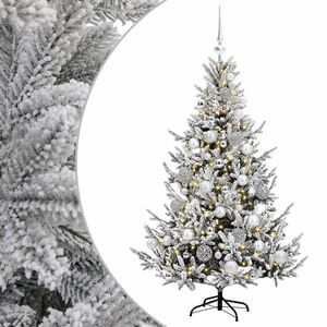 vidaXL Uměl&yacute; v&aacute;nočn&iacute; stromek s v&aacute;nočn&iacute;mi koulemi 120 cm 150 LED