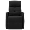 vidaXL Zvedac&iacute; mas&aacute;žn&iacute; křeslo čern&eacute; textil