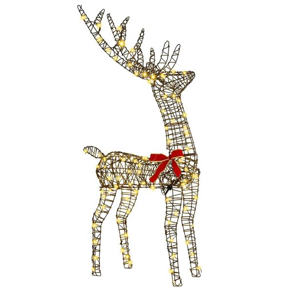 vidaXL Rodina sobů 3 pcs Teplá bílá 67 x 26 x 127 cm Ratan