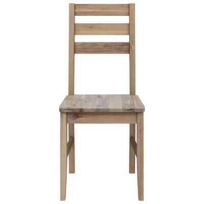 vidaXL Jídelní židle 4 ks masivní akáciové dřevo