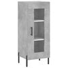 vidaXL Skř&iacute;ň highboard betonově &scaron;ed&aacute; 34,5x34x180 cm kompozitn&iacute; dřevo