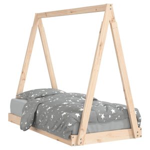 vidaXL Dětsk&aacute; postel 70 x 140 cm masivn&iacute; borov&eacute; dřevo