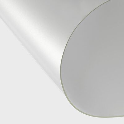 vidaXL Ochranná fólie na stůl matná 90 x 90 cm 1,6 mm PVC