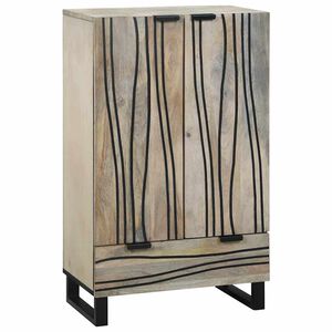 vidaXL Skř&iacute;ně a reg&aacute;ly na m&eacute;dia B&iacute;l&aacute; a čern&aacute; 60 x 33 x 100 cm