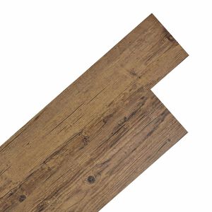 vidaXL Samolepic&iacute; PVC podlahov&aacute; prkna Ořechově hněd&aacute; 30,5 x 61 cm