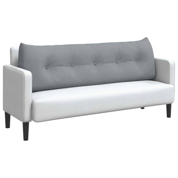 vidaXL Pol&scaron;t&aacute;ř na z&aacute;da Světle &scaron;ed&aacute; 160 x 24 x 50 cm textil