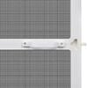 vidaXL Dveřní síť proti hmyzu s panty bílý rám 100 x 215 cm