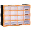 vidaXL Organiz&eacute;r se 16 středn&iacute;mi z&aacute;suvkami 52 x 16 x 37 cm