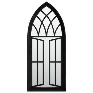 vidaXL Zrcadlo čern&eacute; 70 x 30 cm železo do interi&eacute;ru