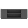 vidaXL TV skříňka šedá 110x35x40,5 cm masivní borové dřevo