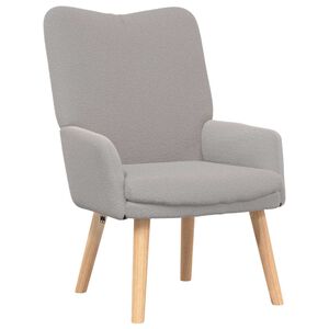 vidaXL křeslo Světle &scaron;ed&aacute; 63 x 67 x 94 cm Ovč&iacute; l&aacute;tka a překližka
