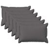 vidaXL Povlak na pol&scaron;t&aacute;ř 6 pcs HOUTEN Světle &scaron;ed&aacute; 30 x 50 cm