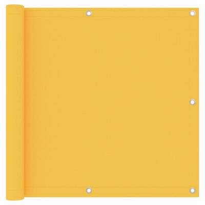 vidaXL Balkónová zástěna žlutá 90 x 400 cm oxfordská látka