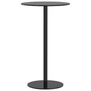 vidaXL Zahradn&iacute; stolek kulat&yacute; čern&yacute; &Oslash; 60 x 105 cm ocel