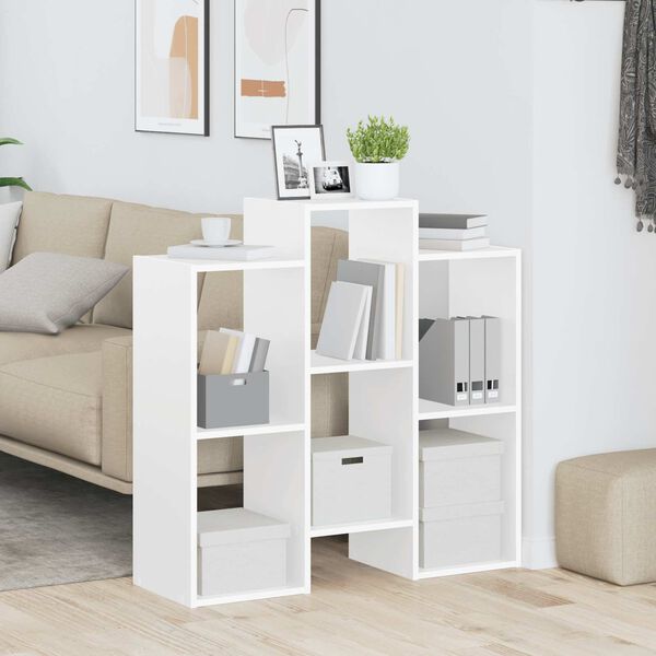 vidaXL Serv&iacute;rovac&iacute; skř&iacute;ň B&iacute;l&aacute; 90 x 30 x 90 cm