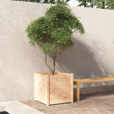 vidaXL Zahradní truhlík 60 x 60 x 60 cm masivní borovice