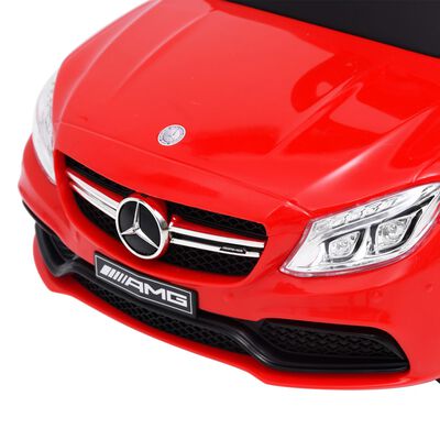 vidaXL Odrážedlo Mercedes-Benz C63 červené