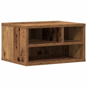 vidaXL Stojan na tisk&aacute;rnu Star&eacute; dřevo 40 x 32 x 22,5 cm