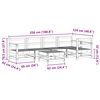 vidaXL Zahradn&iacute; lounge set 6 pcs Voskově Hněd&aacute; Masivn&iacute; borovice