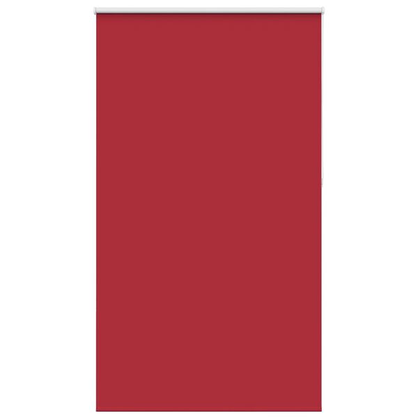vidaXL Roleta zatemňovac&iacute; červen&aacute; &scaron;&iacute;řka l&aacute;tky 136,6 cm polyester