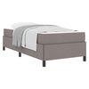 vidaXL Postel s boxspringem Taupe 90 x 190 cm textil