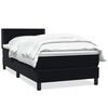 vidaXL Box spring postel s matrac&iacute; růžov&aacute; 100x210 cm samet