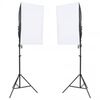 vidaXL Ateliérové vybavení sada se světly, pozadím a odraznou deskou