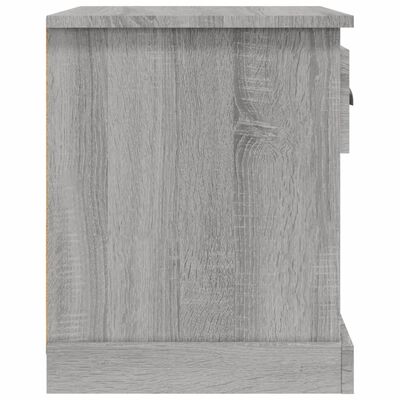 vidaXL Noční stolky 2 ks šedé sonoma 39x39x47,5 cm kompozitní dřevo