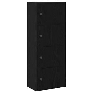vidaXL Knihovna čern&yacute; dub 40x24x102 cm kompozitn&iacute; dřevo