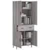 vidaXL Skř&iacute;ň highboard &scaron;ed&aacute; sonoma 69,5 x 34 x 180 cm kompozitn&iacute; dřevo