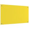 vidaXL Kuchyňská zástěna 2 pcs Žlutá 90 x 50 cm tvrzené sklo