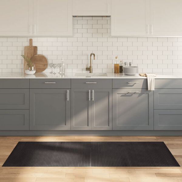 vidaXL Koberec obd&eacute;ln&iacute;kov&yacute; tmavě hněd&yacute; 80 x 200 cm bambus