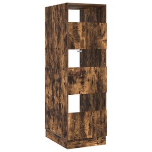 vidaXL Skř&iacute;ň na pr&aacute;dlo Kouřov&yacute; dub 50 x 68 x 162 cm Kompozitn&iacute; dřevo