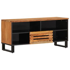 vidaXL TV stolek 100 x 34 x 46 cm masivn&iacute; ak&aacute;ciov&eacute; dřevo