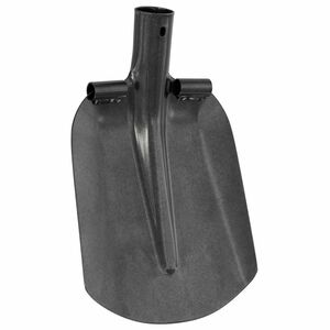 vidaXL Hlava lopaty Stř&iacute;brn&aacute; 33 x 21 cm Pr&aacute;&scaron;kově lakovan&aacute; ocel