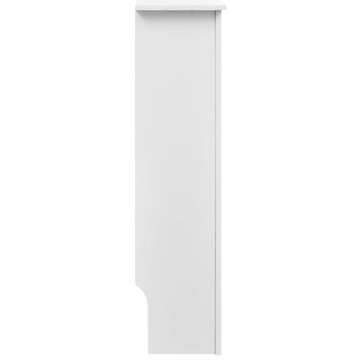 Bílý kryt z MDF na radiátor, 112 cm
