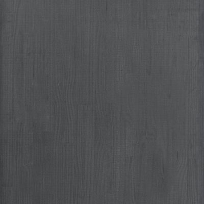 vidaXL Úložný regál šedý 60 x 30 x 210 cm masivní borové dřevo